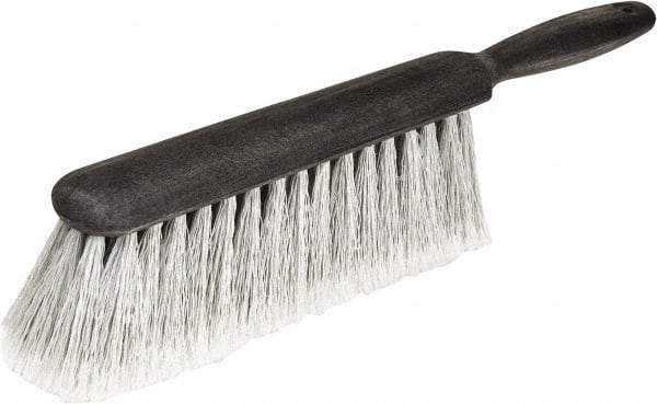 Harper Brush - 14" OAL, Synthetic Counter Brush - 2-1/4" Bristle Length, 8" Long x 1-3/4" Wide Head, Straight Foam Handle, Black & Gray - Benchmark Tooling