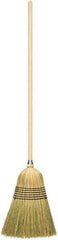 Harper Brush - 56" OAL Corn Bristle Broom - 39" Long Wood Handle, 17" Bristle Length, 14" Wide - Benchmark Tooling