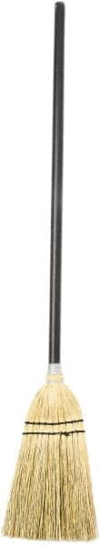 Harper Brush - 39" OAL Corn Blend Bristle Lobby Broom - 28" Long Wood Handle, 10" Bristle Length, 8" Wide - Benchmark Tooling