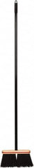 Harper Brush - 52" OAL Synthetic Bristle Straight Cut Broom - 48" Long Metal Handle, 4" Bristle Length, 9" Wide, Water Resistance - Benchmark Tooling