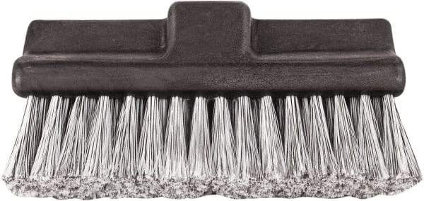 Harper Brush - 10" OAL, Vehicle Brush - Black Flagged Plastic Bristles, 2-1/4" Trim Length - Benchmark Tooling