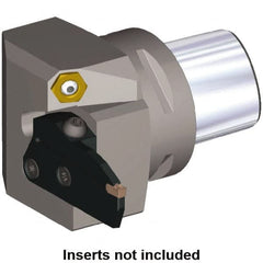 Kennametal - System Size PSC40, Right Hand Cut, 33mm Max Depth of Cut, 20.5mm Max Width of Cut, Modular Cutoff Cutting Unit Head - Beyond Evolution Blades Insert Style, 1.299" Head Length, 0.807" Center to Cutting Edge, Series Beyond Evolution - Benchmark Tooling