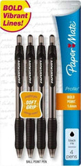 Paper Mate - 1mm Ball Point Retractable Ball Point Pen - Black - Benchmark Tooling