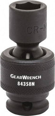 GearWrench - 1/2" Drive 17mm Standard Universal Impact Socket - 6 Points - Benchmark Tooling