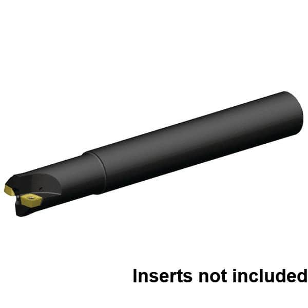 Kennametal - 32mm Cut Diam, 2.5mm Max Depth, 32mm Shank Diam, Cylindrical Shank Indexable High-Feed End Mill - Screw Holding Method, XD..120508 Insert, 7792VXD12 Toolholder, Through Coolant - Benchmark Tooling