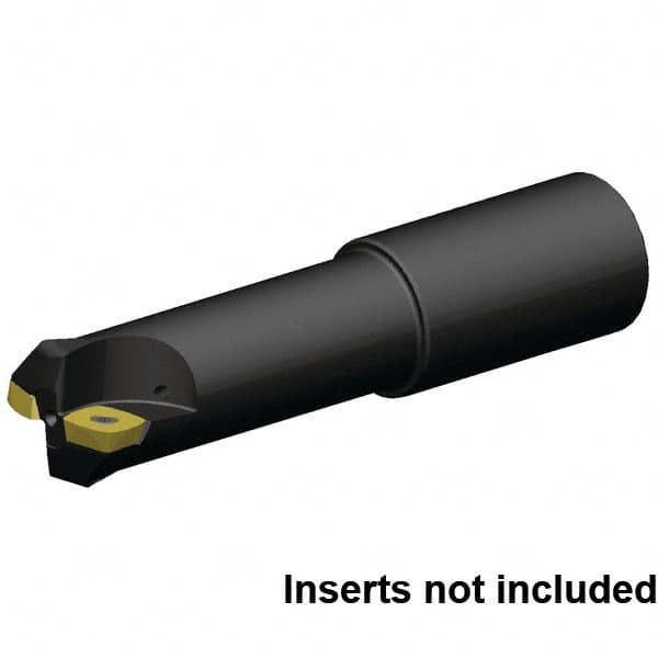 Kennametal - 2" Cut Diam, 3.5mm Max Depth, 38.1mm Shank Diam, Cylindrical Shank Indexable High-Feed End Mill - Screw Holding Method, XE..160512R Insert, 7792VXE16 Toolholder, Through Coolant - Benchmark Tooling