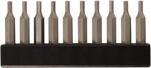 Wiha - 0.9mm Hex Screwdriver Bit - 4mm Drive, 28mm OAL - Benchmark Tooling