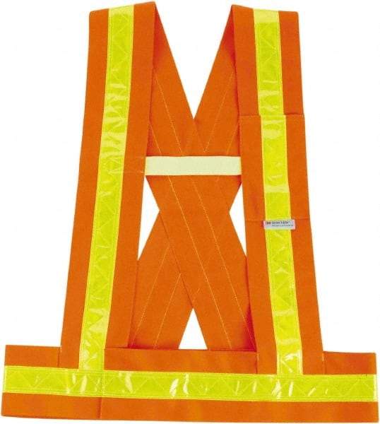 Ergodyne - Size XL/2XL High Visibility Orange Solid Breakaway Vest - ANSI 107, Hook & Loop Closure, 1 Pocket, Polyester - Benchmark Tooling