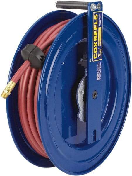 CoxReels - 25' Spring Retractable Hose Reel - 300 psi, Hose Included - Benchmark Tooling