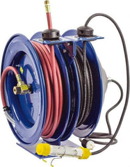 CoxReels - 50' Spring Retractable Hose Reel - 300 psi, Hose Included - Benchmark Tooling