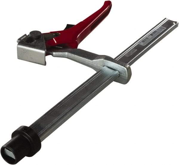 Bessey - 4" Throat Depth, 8" Max Capacity, Standard Sliding Arm Clamp - 650 Lb Clamping Pressure - Benchmark Tooling