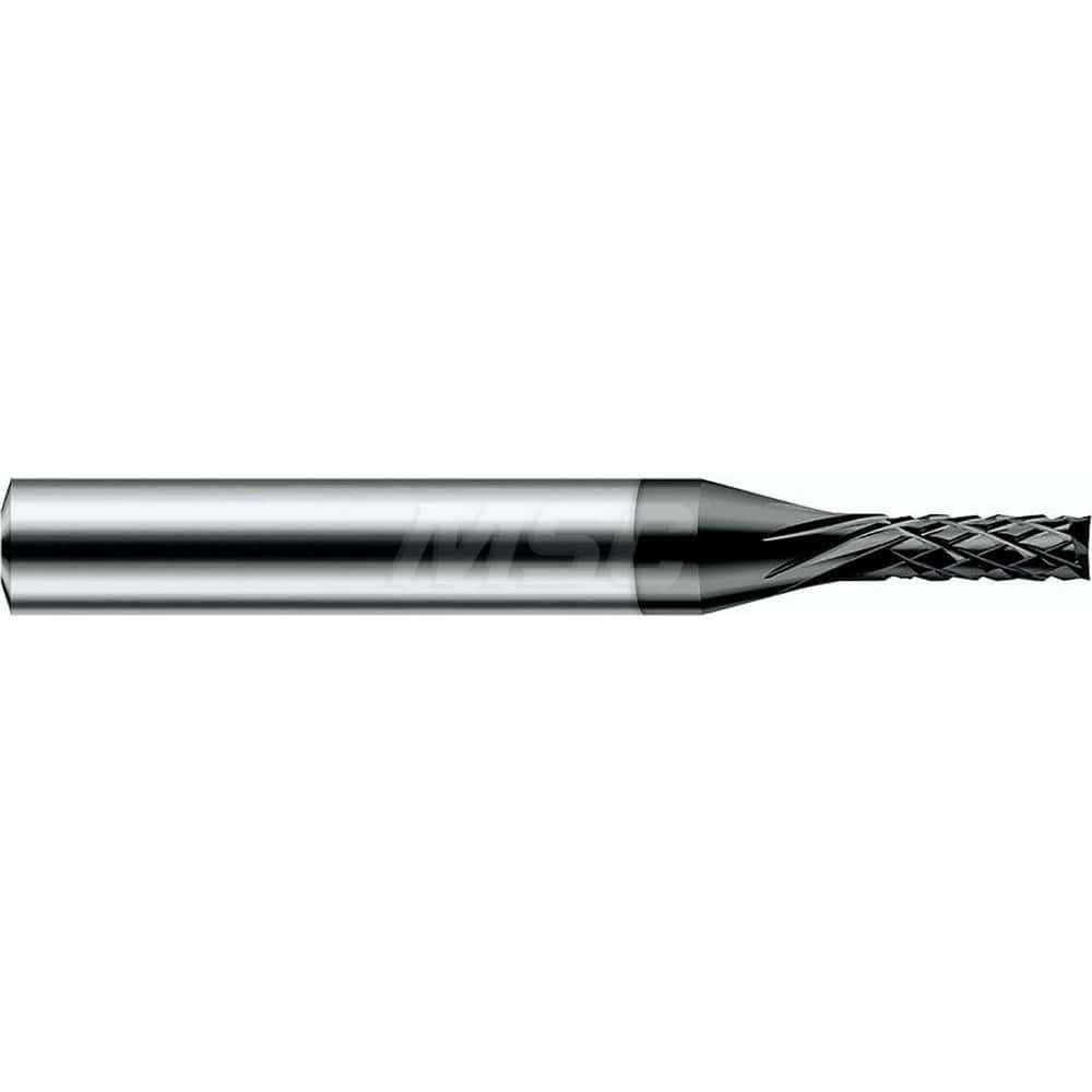 Harvey Tool - 1/16" Diam, 0.186" LOC, 1/8" Shank Diam, 6-Flute End Mill-End Diamond-Pattern Router Bit - Exact Industrial Supply