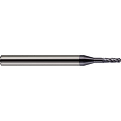 Harvey Tool - 0.5mm Diam, 0.06" LOC, 4 Flute Solid Carbide Ball End Mill - Exact Industrial Supply