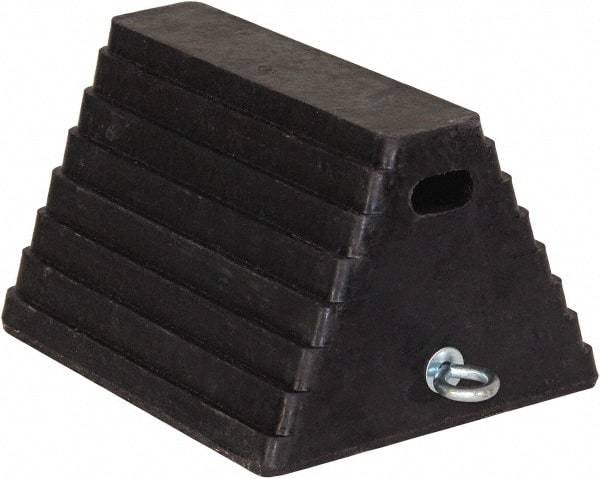 Buyers Products - 10" Wide x 6" High x 8" Deep, Rubber Wheel Chock - Benchmark Tooling