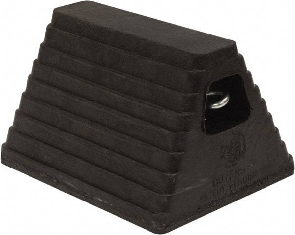 Buyers Products - 10" Wide x 6" High x 8" Deep, Rubber Wheel Chock - Benchmark Tooling