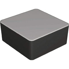 Kennametal - CNGN433 Grade KBK45 Carbide Turning Insert - TiN Finish, 80° Diamond, 1/2" Inscr Circle, 3/16" Thick, 3/64" Corner Radius - Benchmark Tooling