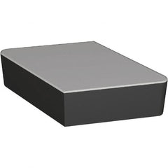 Kennametal - DNGN120412 Grade KBK45 Carbide Turning Insert - TiN Finish, 55° Diamond, 10mm Inscr Circle, 3/16" Thick, 3/64" Corner Radius - Benchmark Tooling