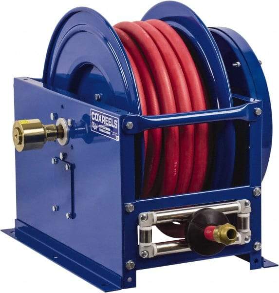 CoxReels - 25' Spring Retractable Hose Reel - 300 psi, Hose Included - Benchmark Tooling