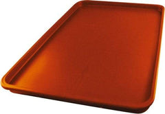 Made in USA - 14-1/4" Long x 9-1/2" Wide x 1-1/4" Deep Lid Tray - Polypropylene - Benchmark Tooling