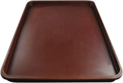 Made in USA - 14-1/4" Long x 9-1/2" Wide x 1-1/4" Deep Lid Tray - Polypropylene - Benchmark Tooling