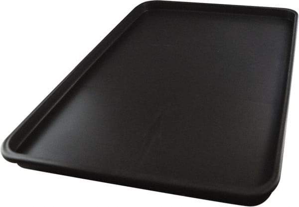 Made in USA - 14-1/4" Long x 9-1/2" Wide x 1-1/4" Deep Lid Tray - Polypropylene - Benchmark Tooling