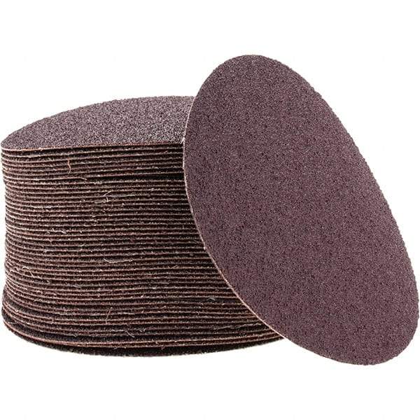 SIA Abrasives - 5" Diam, 40 Grit Aluminum Oxide Adhesive PSA Disc - Very Coarse Grade, D Weighted Paper Backing, For Low Speed Dual-Action Sanders, Orbital Sanders - Benchmark Tooling