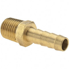 Value Collection - 1/4 NPT Thread Hose Barb x Male NPT Connector - 5/16" ID Hose, Brass - Benchmark Tooling