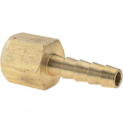 Value Collection - 1/4 NPT Thread Hose Barb x Female NPT Connector - 1/4" ID Hose, Brass - Benchmark Tooling