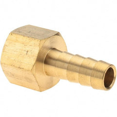 Value Collection - 3/8 NPT Thread Hose Barb x Female NPT Connector - 3/8" ID Hose, Brass - Benchmark Tooling