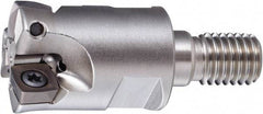 OSG - 26mm Cut Diam, 35mm Max Depth, M12 Modular Connection Indexable High-Feed End Mill - Screw Holding Method, PHC Insert, PHC Toolholder, Through Coolant - Benchmark Tooling