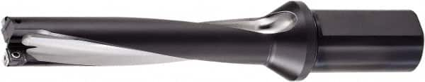 OSG - 7.813" Max Drill Depth, 5xD, 1-9/16" Diam, Indexable Insert Drill - 2 Inserts, 1-1/2" Shank Diam, Straight Shank - Benchmark Tooling