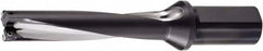 OSG - 10" Max Drill Depth, 4xD, 2-1/2" Diam, Indexable Insert Drill - 2 Inserts, 1-1/2" Shank Diam, Straight Shank - Benchmark Tooling