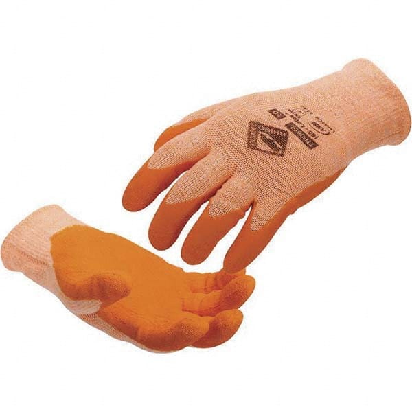 Tilsatec - Size 2XL (11), ANSI Cut Lvl A9, Puncture Lvl 4, Abrasion Lvl 4, Latex Coated Cut & Puncture Resistant Gloves - Benchmark Tooling