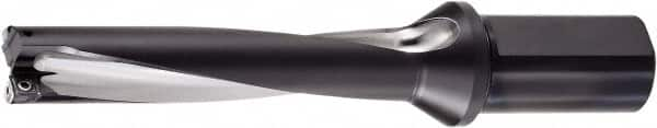 OSG - 114mm Max Drill Depth, 2xD, 57mm Diam, Indexable Insert Drill - 40mm Shank Diam, Straight Shank - Benchmark Tooling