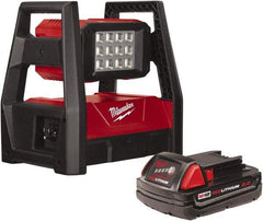 Milwaukee Tool - 18 Volts, 3000 Lumens, Cordless Work Light - 9 hr Run Time - Benchmark Tooling