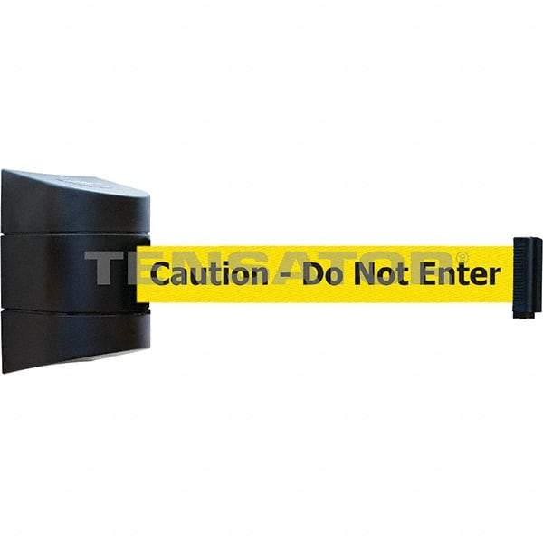 Tensator - 5-1/2" High x 3-1/4" Long x 3-1/4" Wide Magnetic Wall Mount Barrier - Metal, Black Powdercoat Finish, Black, Use with Wall Mount - Benchmark Tooling