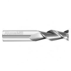 5/8 Dia. x 3-1/2 Overall Length 2-Flute .015 C/R Solid Carbide SE End Mill-Round Shank-Center Cut-Uncoated - Benchmark Tooling