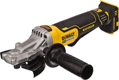 DeWALT - 5" Wheel Diam, 9,000 RPM, Cordless Angle & Disc Grinder - 5/8-11 Spindle, 20 Volts - Benchmark Tooling