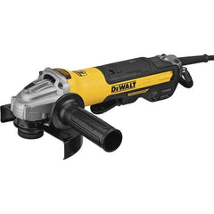 DeWALT - 5 & 6" Wheel Diam, 9,000 RPM, Corded Angle & Disc Grinder - 5/8-11 Spindle, 13 Amps - Benchmark Tooling