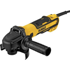 DeWALT - 5" Wheel Diam, 10,500 RPM, Corded Angle & Disc Grinder - 5/8-11 Spindle, 13 Amps - Benchmark Tooling