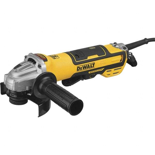 DeWALT - 5" Wheel Diam, 10,500 RPM, Corded Angle & Disc Grinder - 5/8-11 Spindle, 13 Amps - Benchmark Tooling