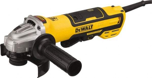 DeWALT - 5" Wheel Diam, 10,500 RPM, Corded Angle & Disc Grinder - 5/8-11 Spindle, 13 Amps - Benchmark Tooling