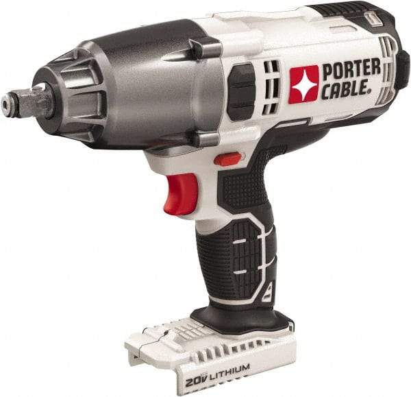 Porter-Cable - 1/2" Drive 20 Volt Mid-Handle Cordless Impact Wrench & Ratchet - 1,700 RPM, 330 Ft/Lb Torque, Lithium-Ion Batteries Not Included - Benchmark Tooling