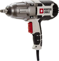 Porter-Cable - 1/2" Drive, 450 Ft/Lb Torque, Pistol Grip Handle, 2,600 RPM, Impact Wrench - 7 Amps, 12 Volts - Benchmark Tooling