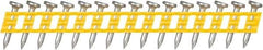 DeWALT - 13 Gauge 0.102" Shank Diam 3/4" Long Concrete Nails for Power Nailers - Steel, Zinc Finish, Smooth Shank, Angled Stick Plastic Collation, Round Head - Benchmark Tooling