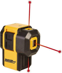 Johnson Level & Tool - 3 Beam 100' Max Range Self Leveling Dot Laser Level - Red Beam, 1/8" at 30' Accuracy - Benchmark Tooling