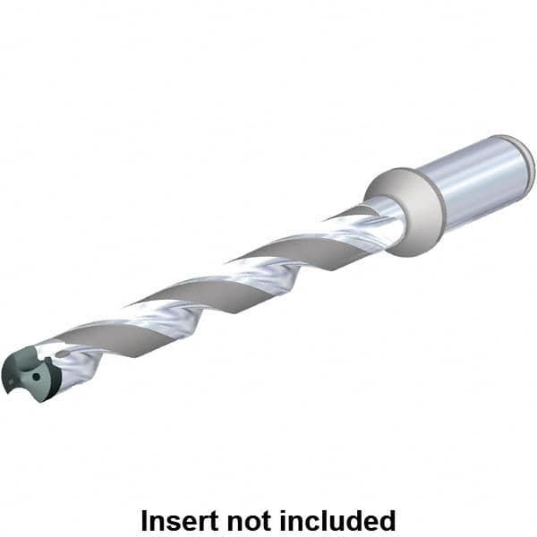 Kennametal - Series KenTIP FS, Head Connection H, 12xD, 12mm Shank Diam, Drill Body - 45mm Drill Body Length to Flange, KTFS Toolholder, 9mm Nose Diam, 180mm OAL, 180mm Drill Body Length, 122.8mm Flute Length - Benchmark Tooling