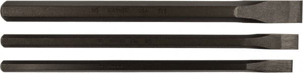 Mayhew - 3 Piece Cold Chisel Set - Sizes Included 3/4 to 1" - Benchmark Tooling