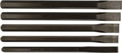 Mayhew - 5 Piece Cold Chisel Set - Sizes Included 1/2 to 1" - Benchmark Tooling