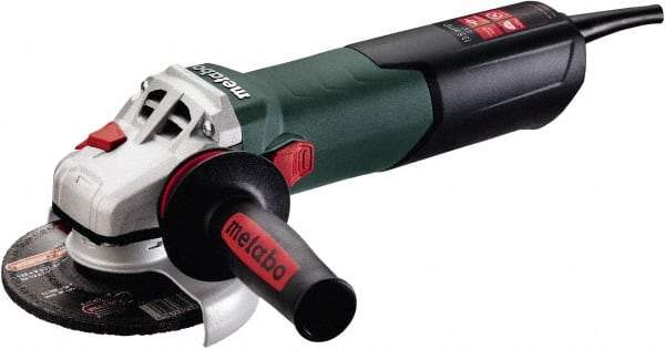 Metabo - 5" Wheel Diam, 11,000 RPM, Corded Angle & Disc Grinder - 5/8-11 Spindle, 13.5 Amps - Benchmark Tooling